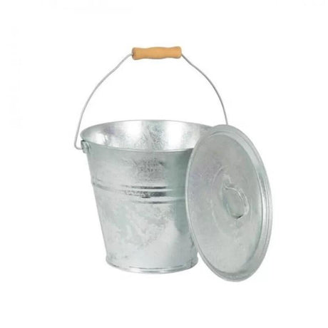 SIROCCO GALVANISED ASH BUCKET & LID