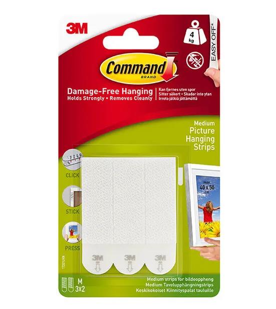 COMMAND MEDIUM PICTURE HANGING STRIPS