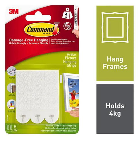 COMMAND MEDIUM PICTURE HANGING STRIPS