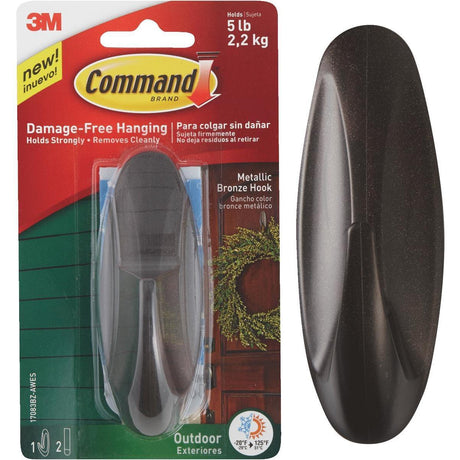 COMMAND METALLIC BRONZE HOOK
