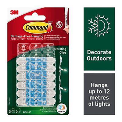 COMMAND OUTDOOR DECORATING CLIPS