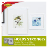 COMMAND PICTURE HANGING STRIPS MEDIUM & SMALL PACK
