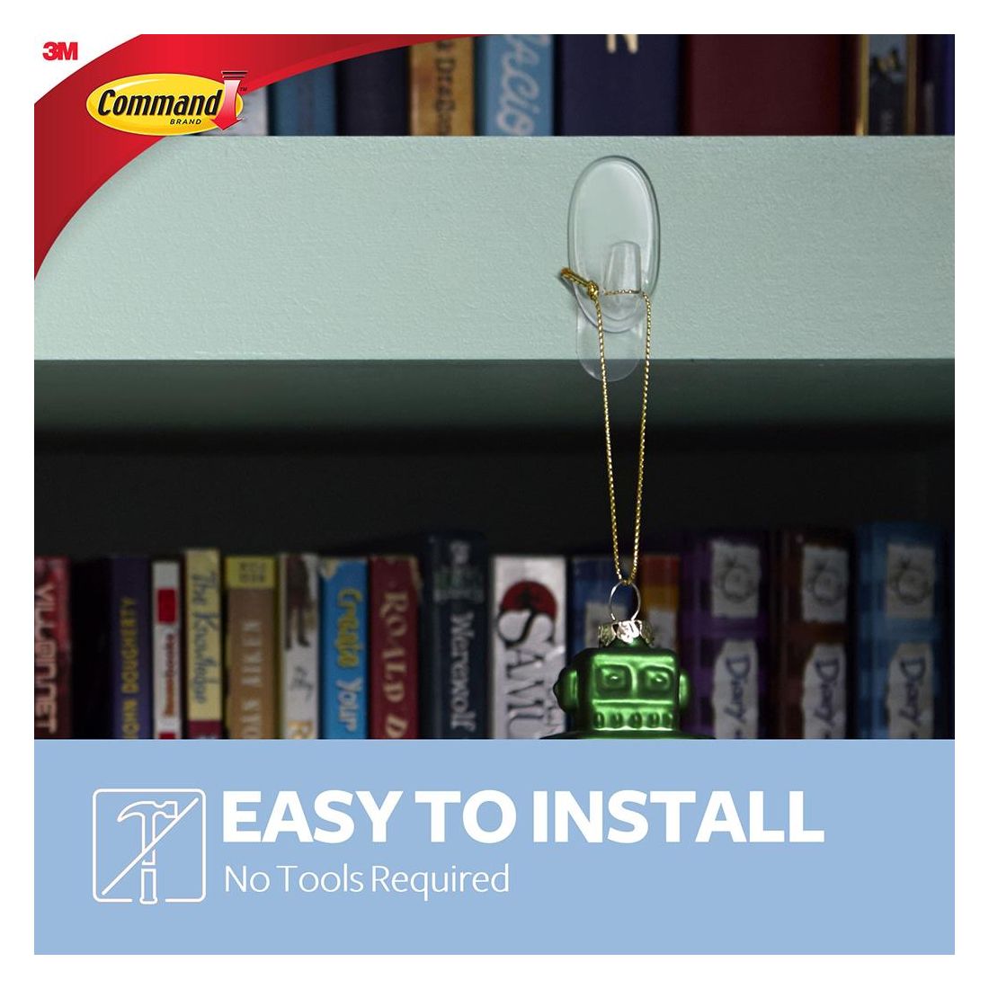 COMMAND SMALL HOOKS CLEAR