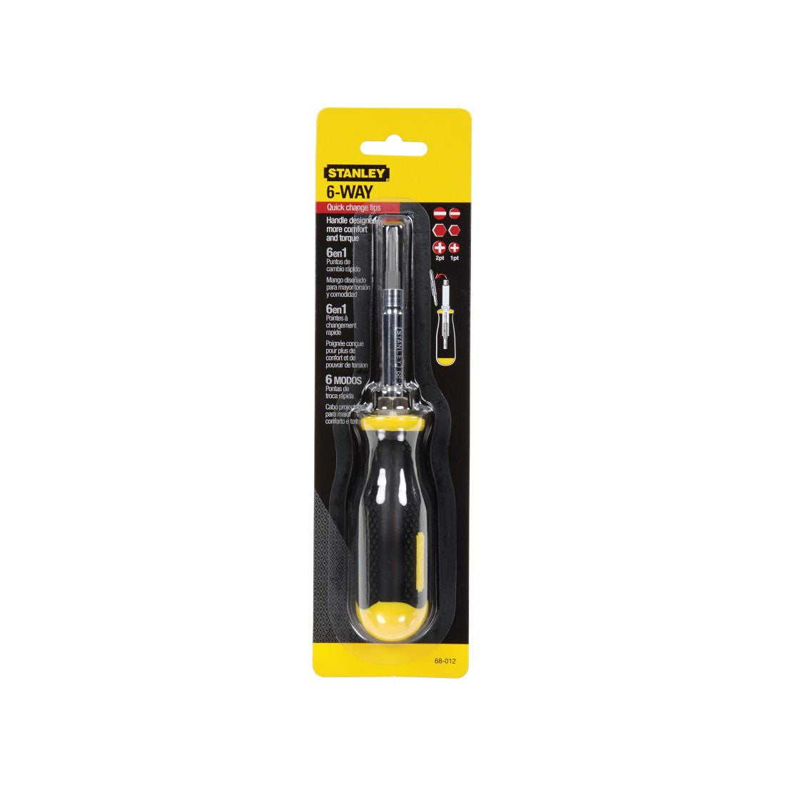 STANLEY 6 WAY SCREWDRIVER