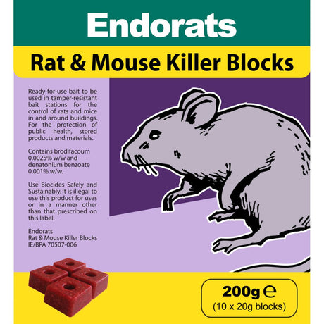 RAT & MOUSE BLOCK BAIT 200G