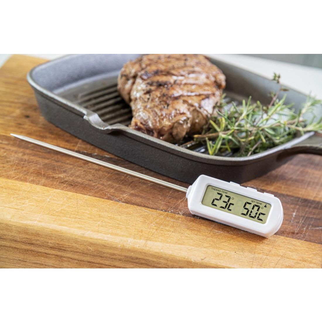 ELECTRONIC DIGITAL THERMOMETER & TIMER