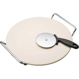 PIZZA STONE & WHEEL CUTTER
