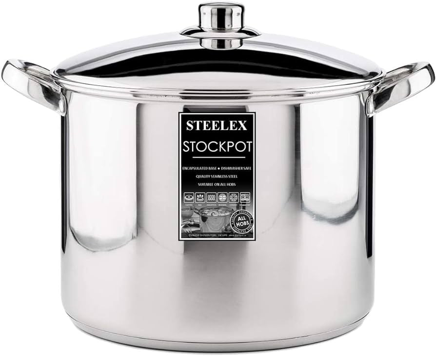 STEELUX 28CM STOCKPOT