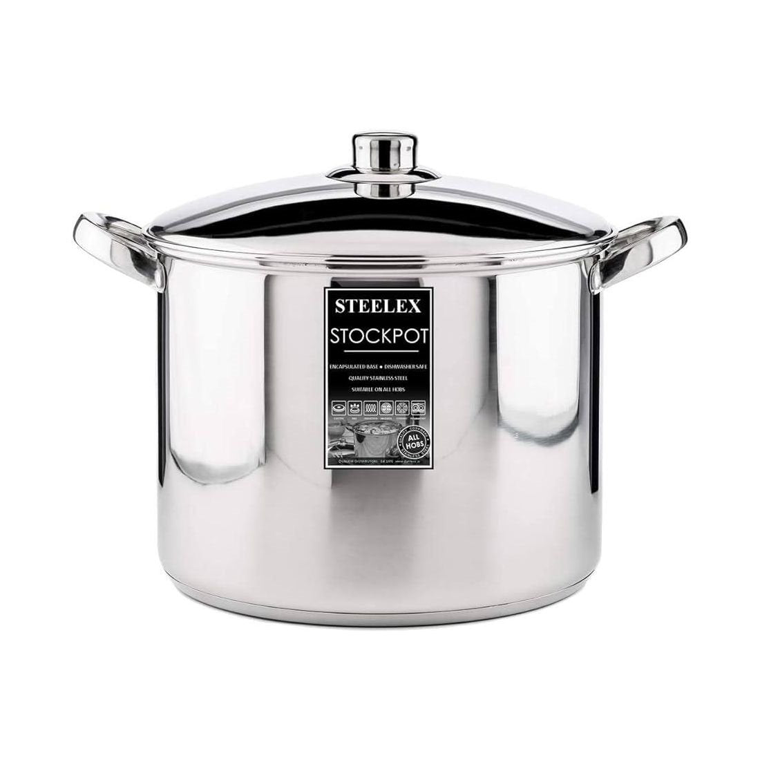 STEELUX 28CM STOCKPOT