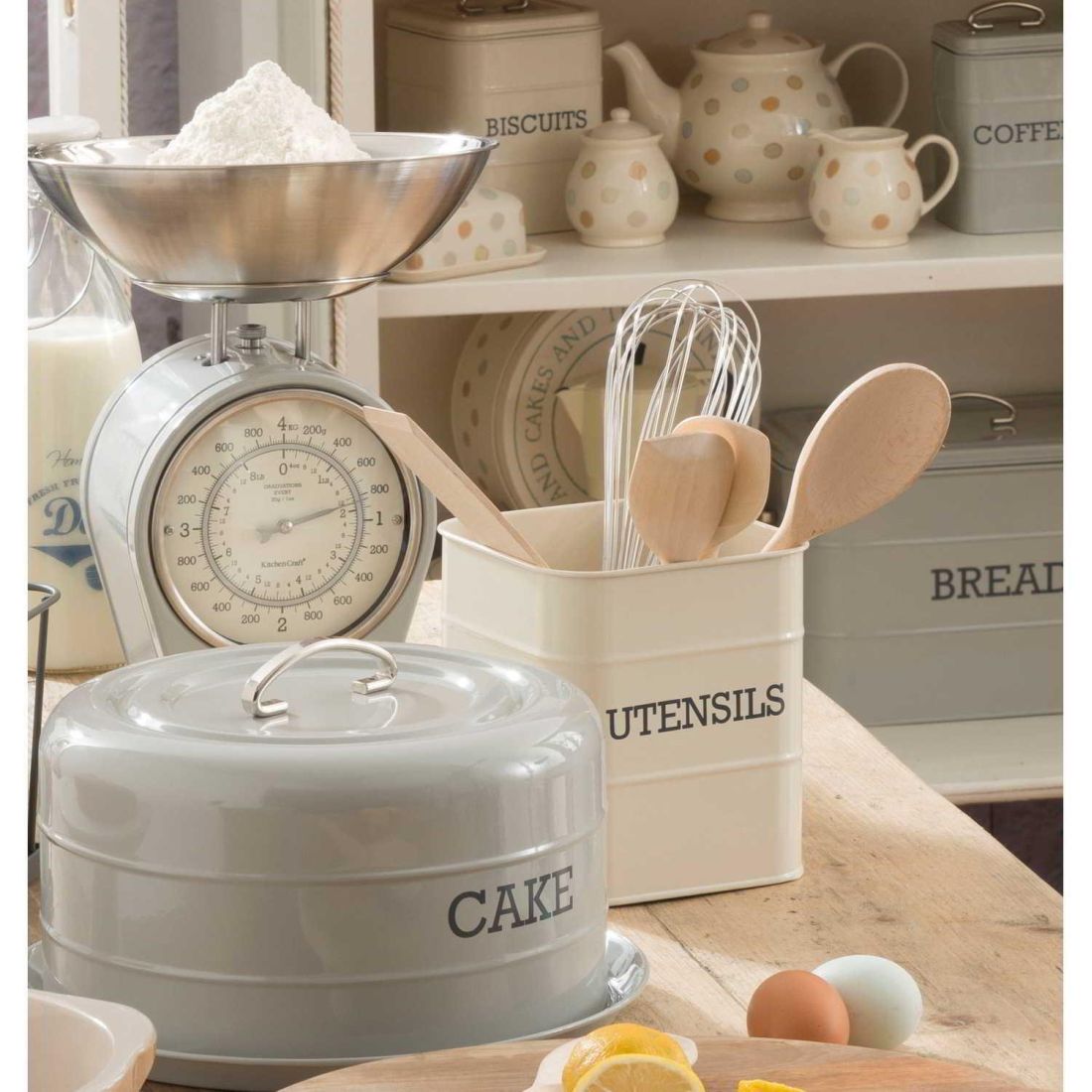 LIVING NOSTALGIA UTENSIL TIN CREAM