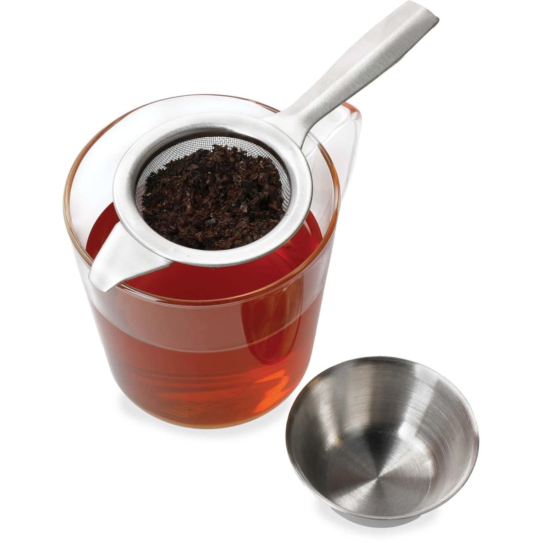 TEA STRAINER & DRIP BOWL