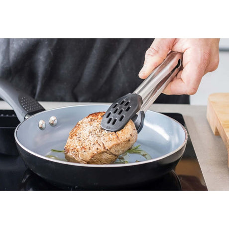 NYLON FOOD TONGS 18CM