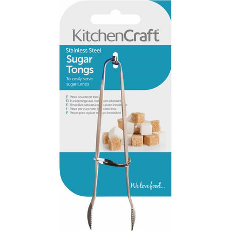 STAINLESS STEEL SUGAR TONGS
