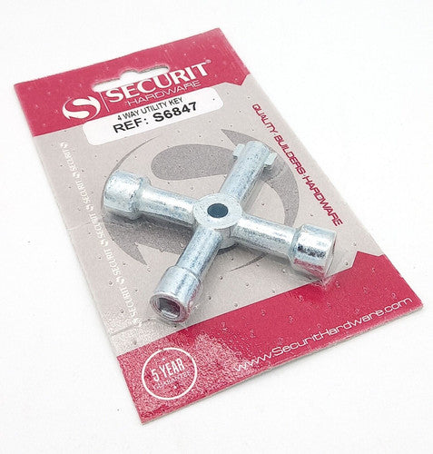 SECURIT 4 WAY UTILITY KEY