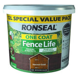 RONSEAL ONE COAT FENCE LIFE HARVEST GOLD 9L+33%