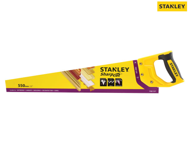 STANLEY SHARPCUT HANDSAW FINE CUT 550MM