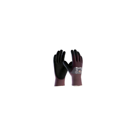 ATG MAXIDRY COATED GLOVES SIZE 10 EXTRA LARGE 