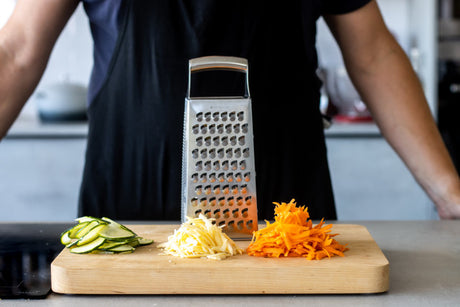 MASTERCLASS ETCHED STAINLESS STEEL FOUR SIDED BOX GRATER
