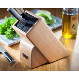 STELLAR FIBRE & BEECH UNIVERSAL KNIFE BLOCK