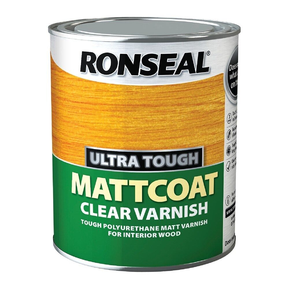 RONSEAL ULTRA TOUGH INTERIOR MATT CLEAR 750ML