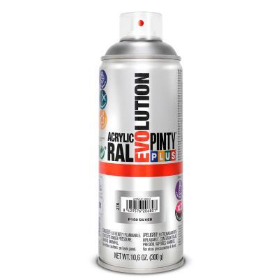 PINTY PLUS EVOLUTION SPRAY PAINT SILVER 400ML