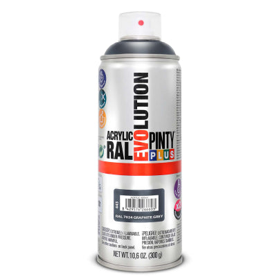 PINTY PLUS EVOLUTION SPRAY PAINT GRAPHITE GREY 400ML