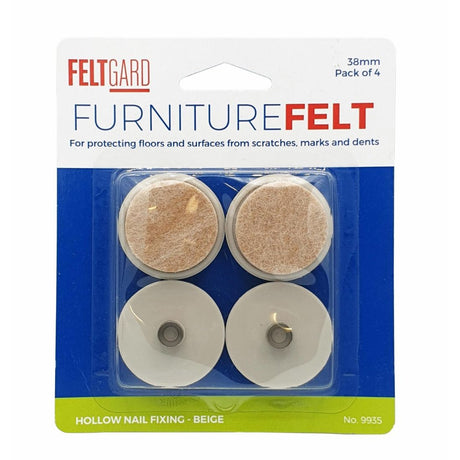 NAIL ON FELT PADS 38MM