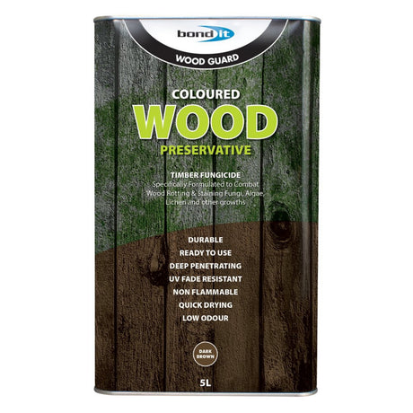 BOND-IT COLOURED WOOD PRESERATIVE GREEN 5L