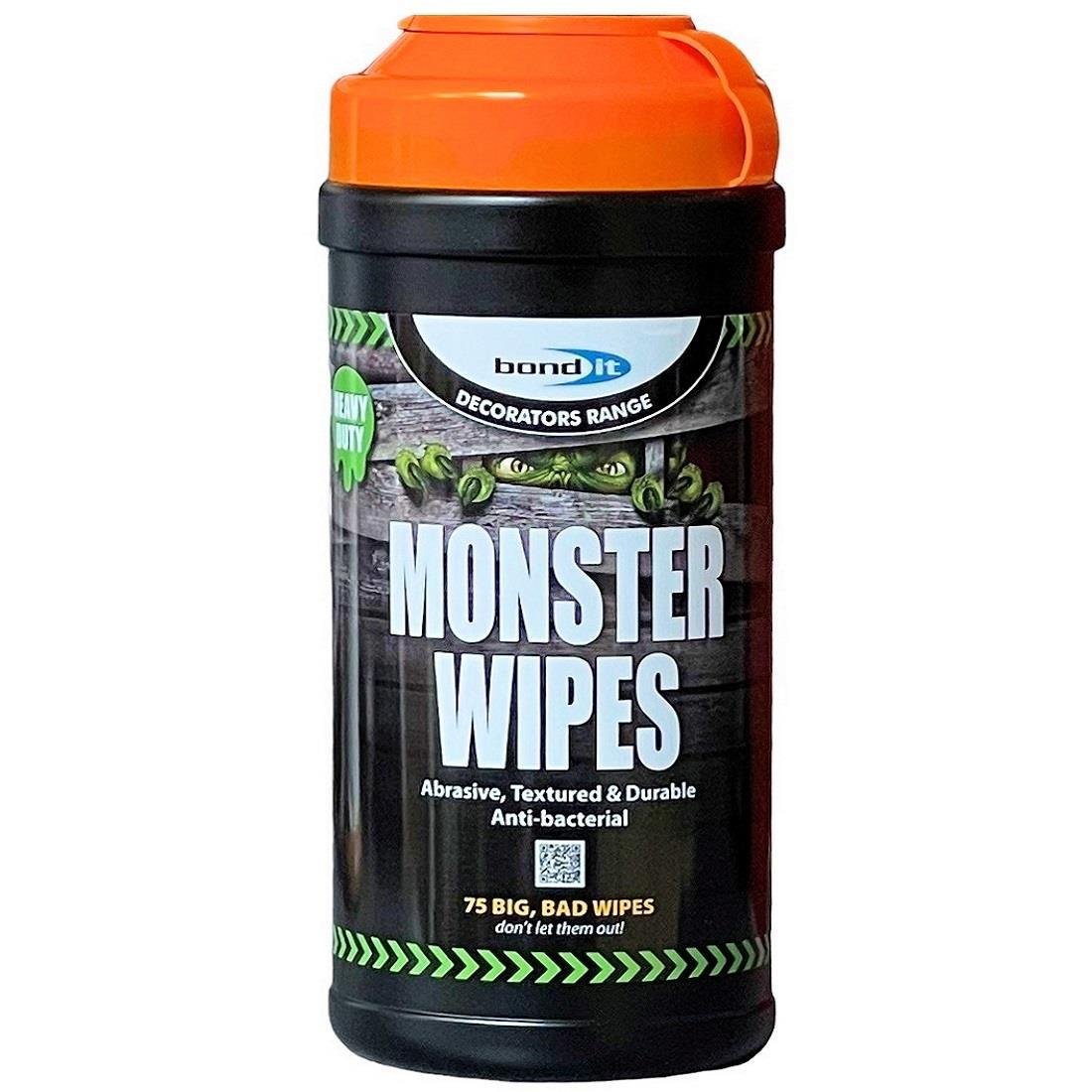 BOND-IT HEAVY DUTY MONSTER WIPES TUB OF 75