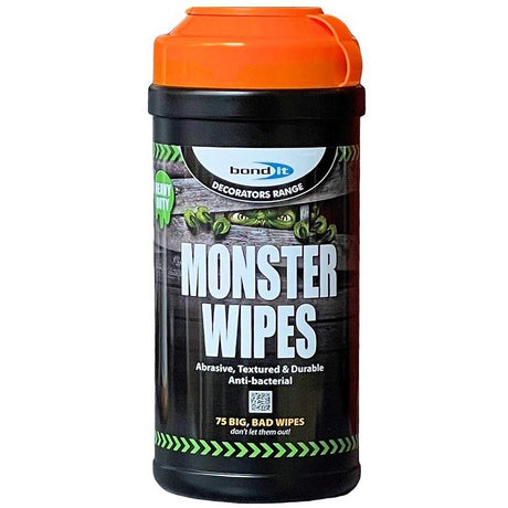 BOND-IT HEAVY DUTY MONSTER WIPES TUB OF 75