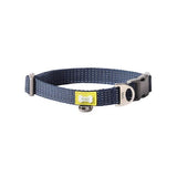 BUILT PET NIGHT SAFE RECFLECTIVE COLLAR MEDIUM BLUE