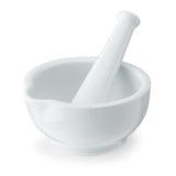 MIKASA CHALK PORCELAIN PESTLE & MORTAR WHITE