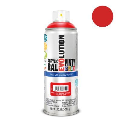 PINTY PLUS EVOLUTION SPRAY PAINT TRAFFIC RED 400ML