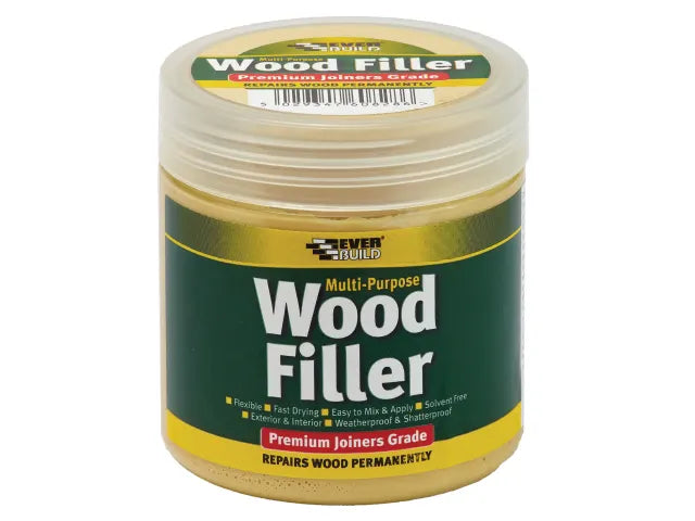 EVERBUILD MEDIUM STAINABLE WOOD FILLER 250ML