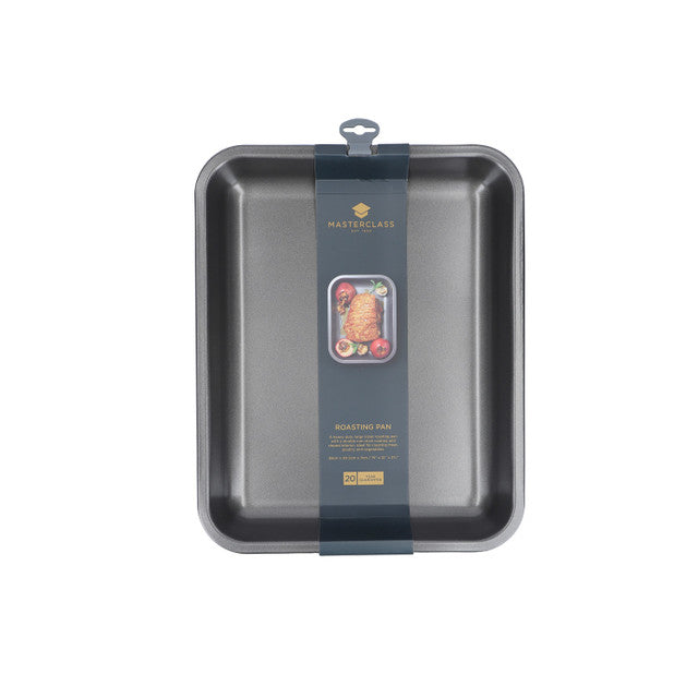 MASTERCLASS NON-STICK LARGE SLOPED ROASTING PAN 39CM X 31CM