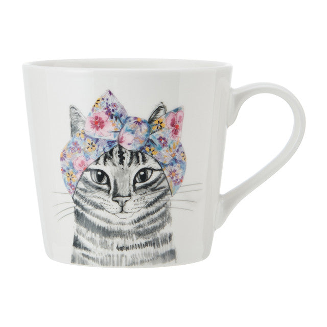 MIKASA TIPPERLEYHILL CAT FINE CHINA MUG 380ML