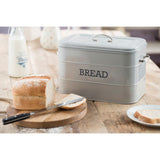 LIVING NOSTALGIA FRENCH GREY BREAD BIN