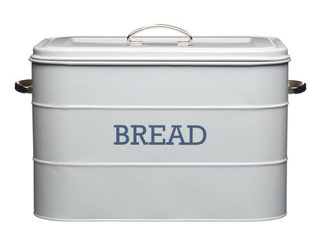 LIVING NOSTALGIA FRENCH GREY BREAD BIN