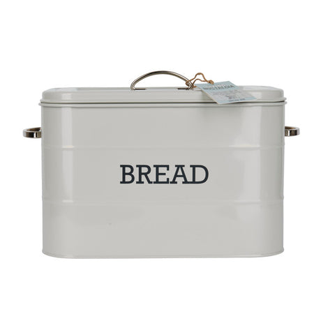 LIVING NOSTALGIA FRENCH GREY BREAD BIN