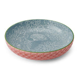 MIKASA LEAF & GEOMETRIC STONEWARE BOWL 21CM