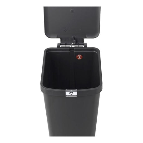 BRABANTIA STEP UP PEDAL BIN 40L DARK GREY
