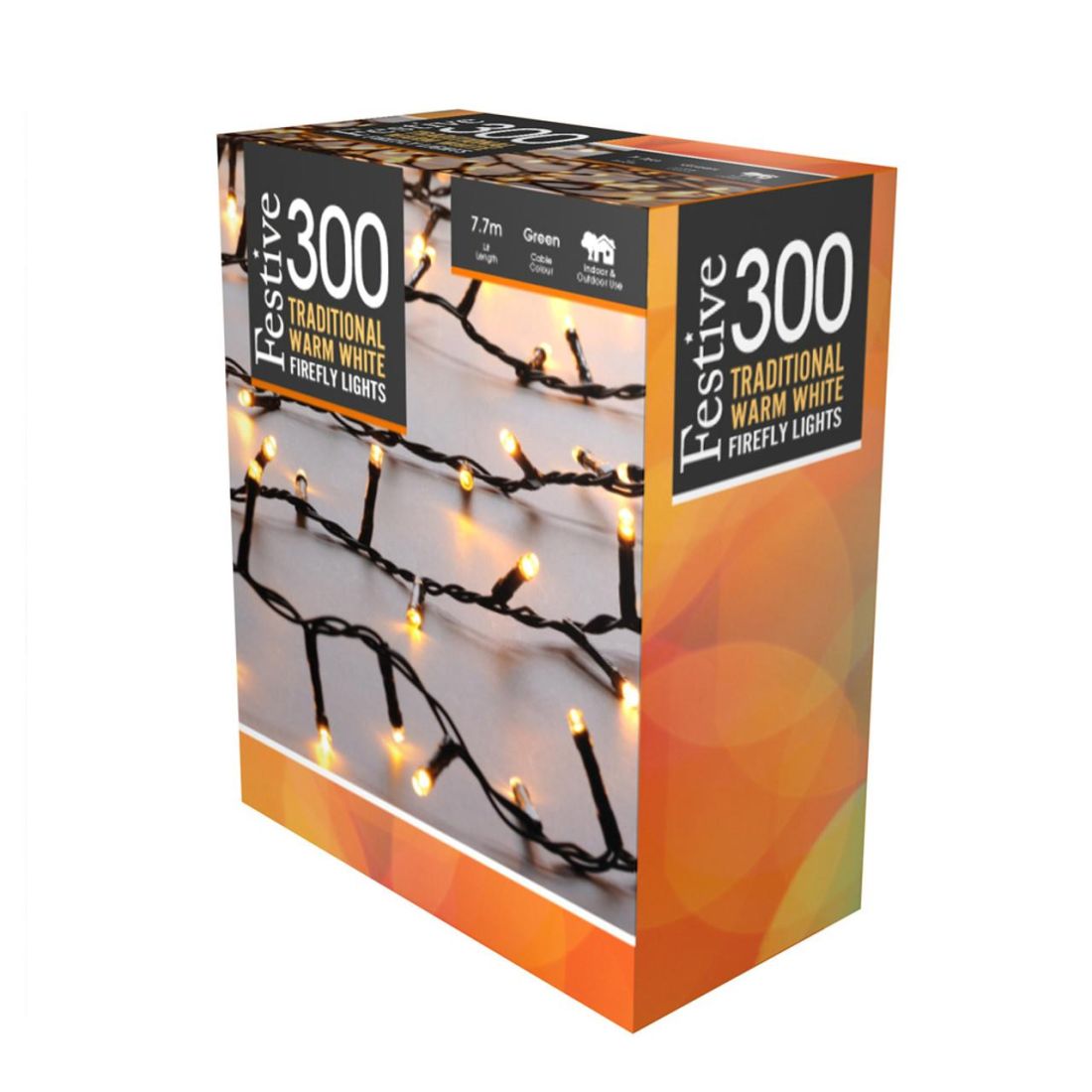 300 TRADITIONAL WARM WHITE FIREFLY LIGHTS