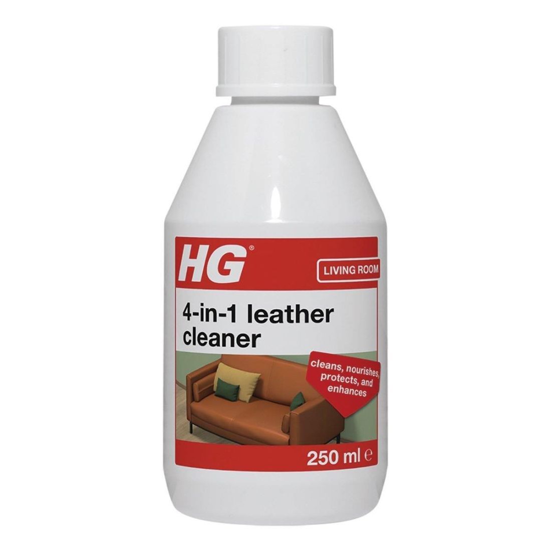 HG 4-IN-1 LEATHER CLEANER 250ML