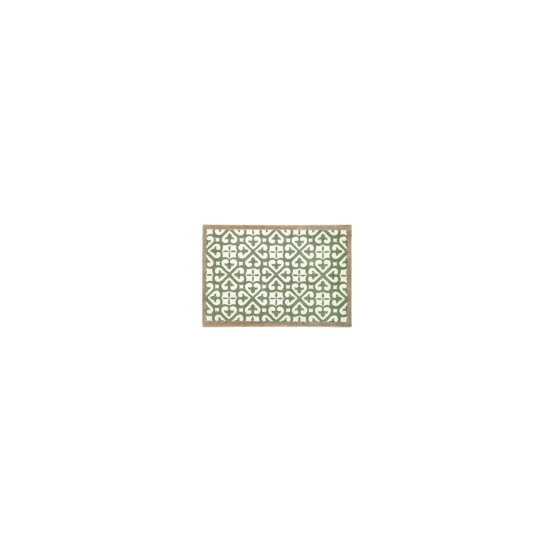 MY MAT HARLEQUIN TILE GREEN 50CM X 75CM