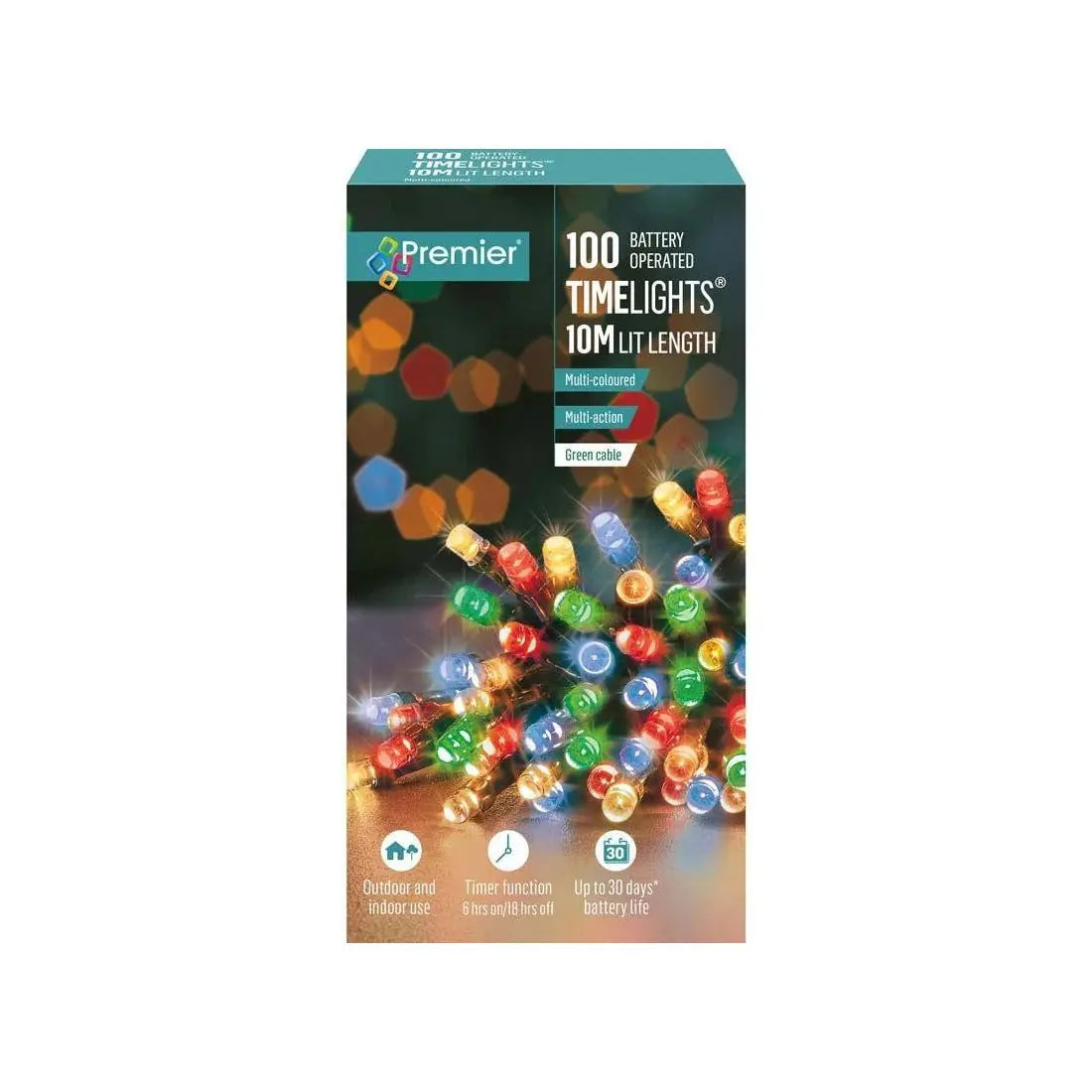 Jump Time Light PREMIER 100 BATTERY OPERATED TIME LIGHTS MULTI-COLOURED – Thornhill ...