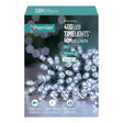 400 LED BATTERY OPERATED TIME LIGHTS WHITE