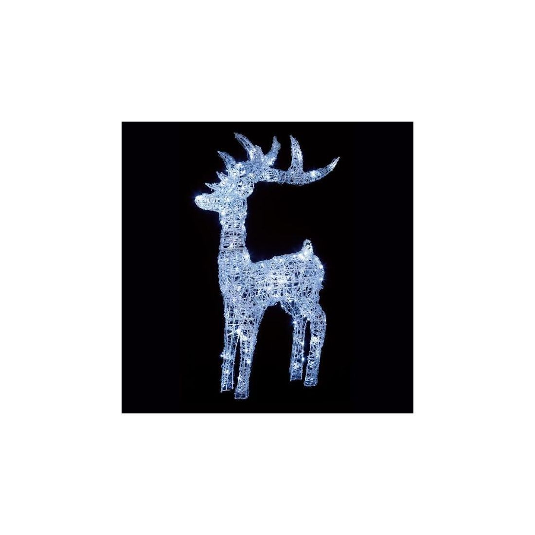 ACRYLIC TWINKLING REINDEER 1.1M