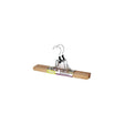 SET OF TWO WOODEN SKIRT HANGERS