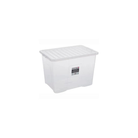 CRYSTAL 80L STORAGE BOX WITH LID