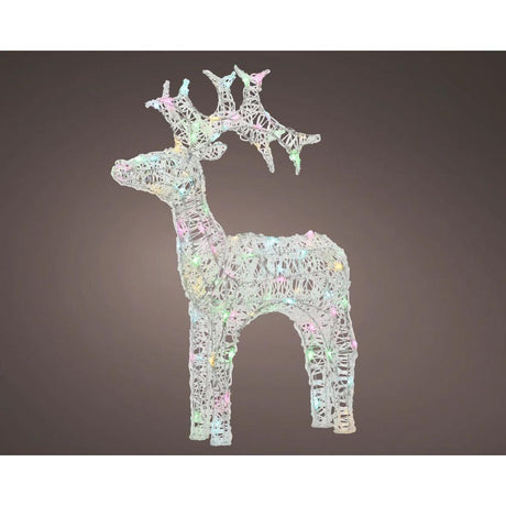 LED SOFT ACRYLIC REINDEER 90CM